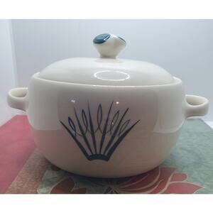 Winfield Royal Coronation Casserole Dish Pot & Lid 5" X 9" Made In USA MCM